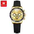 OLEVS 5618 Woman Watch Silicone Strap