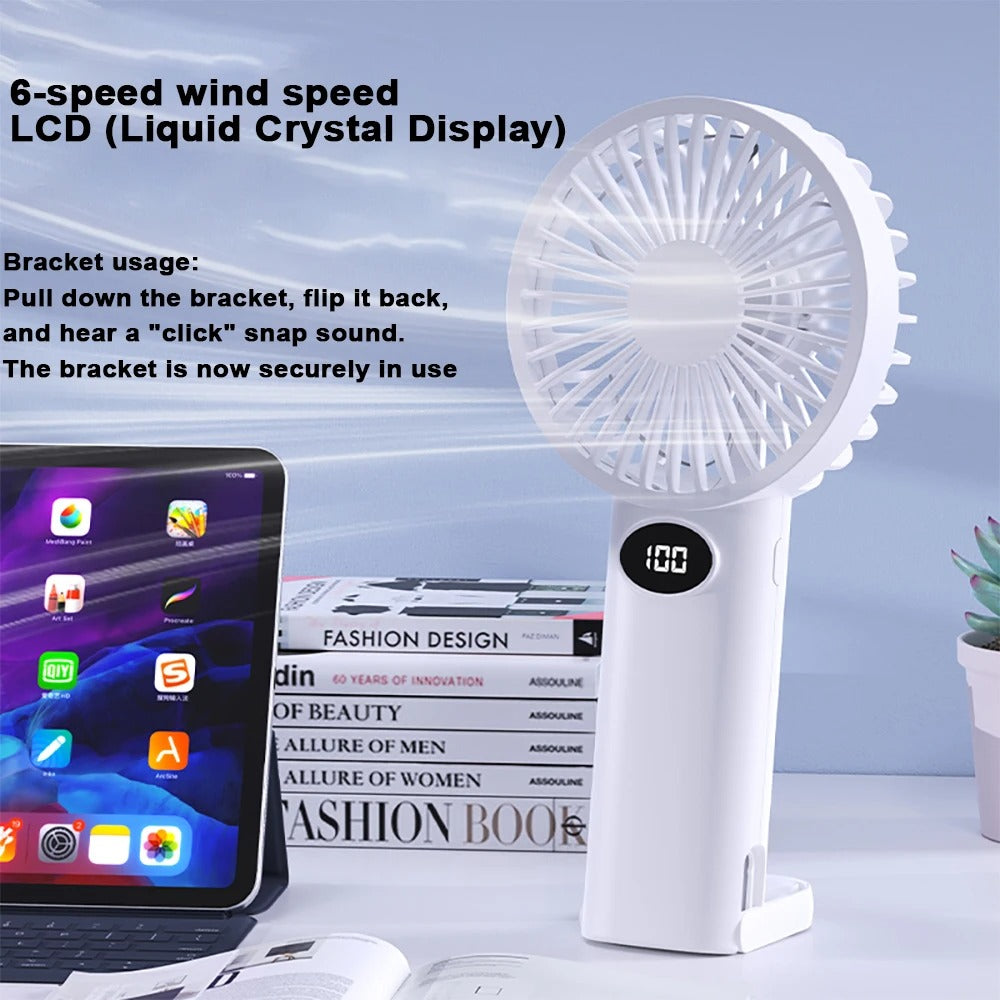 Portable handheld small fan